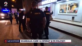 Scandalul care i-a speriat și pe polițiști! Un individ înarmat i-a făcut pe oamenii legii să păstreze distanța: „Haide, ce stați acolo?!”